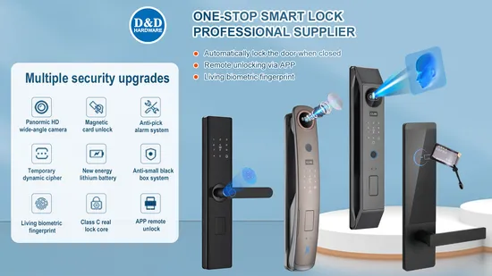 Fechadura de porta digital/trava inteligente/trava de impressão digital/fechadura de porta inteligente e teclado mecânico disponíveis